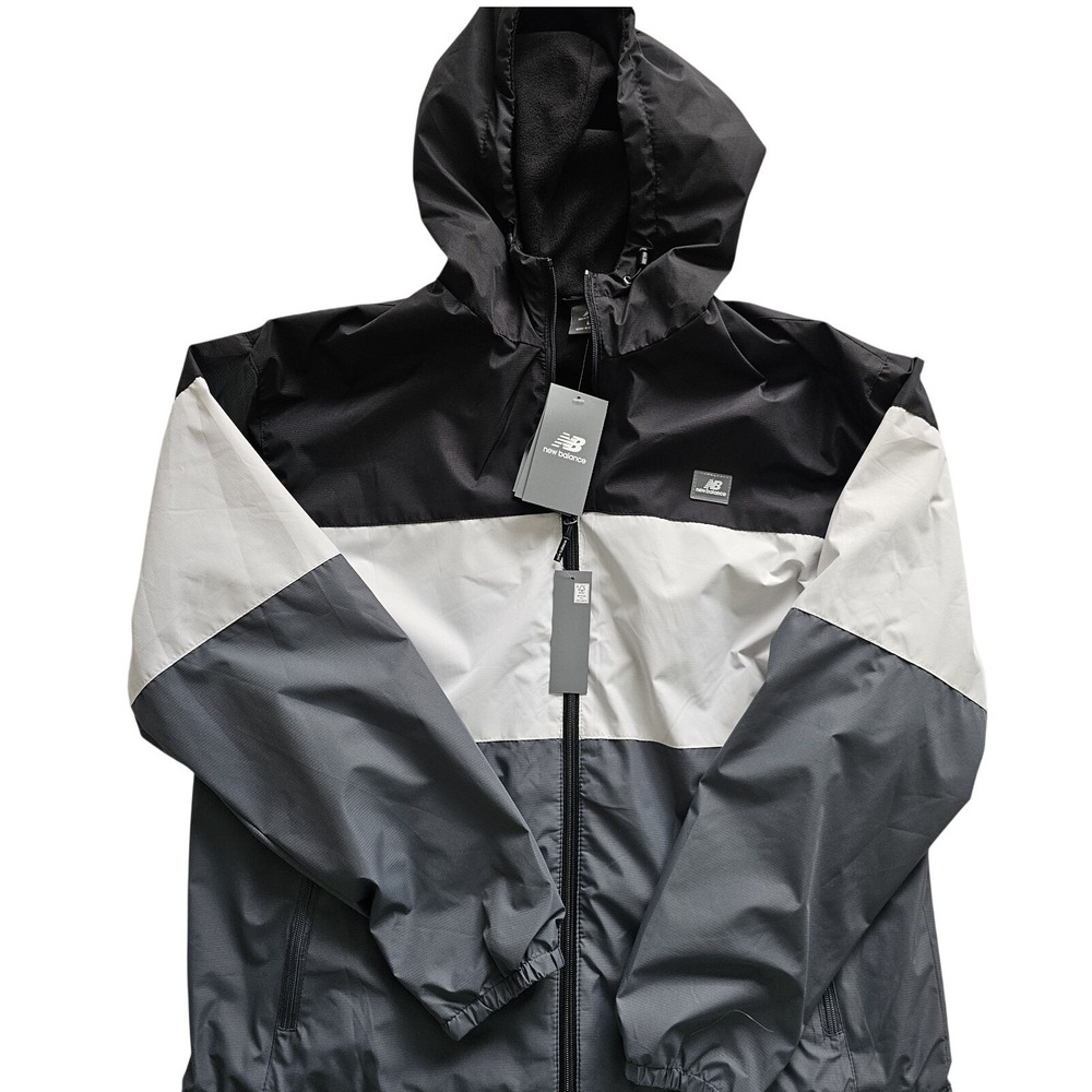 New Balance Mens Fleece Lined Color Blocked Jacket  Large Nwt, Hoodie, Full Zip